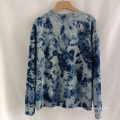 2021 Autumn Wholesale manufacturer Hot Selling Fashion O Neck tie dyed Cotton sweatshirt